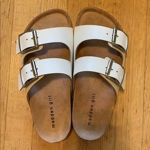 Madden Girl: Double Buckle Cork Sandal